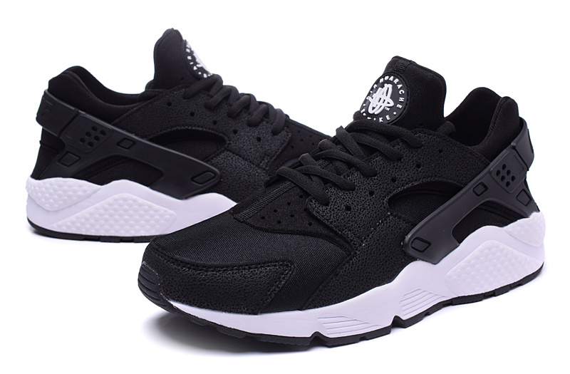 huarache homme noir et blanche